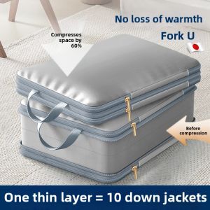 NAIFUNA | Dual Layer Zipper Compressible Organizer Bag