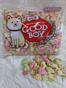 ขนมสุนัข คุ๊กกี้แฟนซีกลิ่นหอม หน้าปกถุง 1 กิโลกรัม(500 กรัม แพคถุงซิปล็อค)