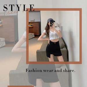 LKfashion ส่งจากไทย กระโปรงยีนส์แฟชั่น รูปทรงสวยเก๋ ทรงเอผ่าหน้าดูเข้ารูป สีสวยแมทช์ง่าย สวมใส่สบาย ใส่ได้หลายโอกาส ราคาไม่แรงน๊าาา สายแฟชั่นต้องมี