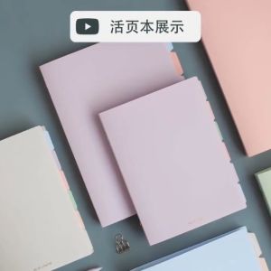 A5 & B5 Soft Pastel Color Binder Notebook: The Perfect Refillable Choice