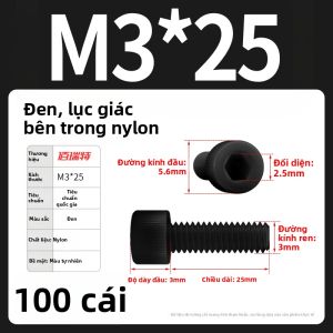 BAIRUITE | Ốc Vít Cách Nhiệt Nylon