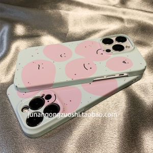 Pink Cartoon Emotion Buns Abstract Artistic Womens Style Phone Case Compatible with Apple iPhone 17 pro Max 16 pro Max
