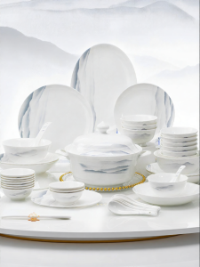 mornenjoy | High Aesthetics 2026 New Model Jingdezhen Tableware Set