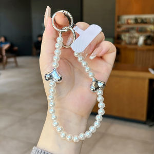 Gaoleduo Original DIY Pearl Mobile Phone Chain Luxury Phone Lanyard Bracelet Keychain Anti-Lost Pendant High-End Feeling Womens Style Hanging Chain Elegance Hanging Decoration Anti-Lost Rope