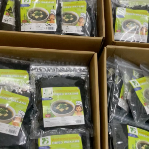 สาหร่ายวากาเมะแห้ง ตรา บีแอนด์บี Dried Wakame Seaweed B&B Brand