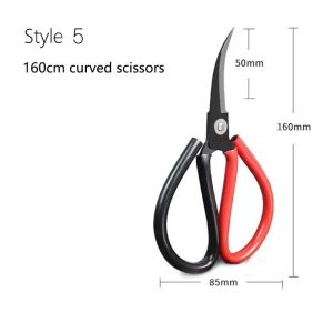 Kéo May Cong Chuyên Nghiệp Dành Cho Thợ May Làm Bằng Thép Carbon Dụng Cụ Cắt Vải Da Tay Cầm Nhựa Hiện Đại