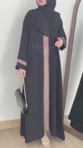 ABAYA TURKEY DRESS MARYAM BUSUI TERBARU || GAMIS ABAYA TURKEY MEWAH KOMBINASI TERLARIS