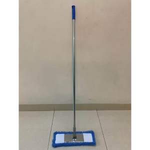 Combo 2 Cây Lau Sàn Nhà Công Nghiệp Cán Inox 45cm Đầu Bẹ San Hô Xoay 360 Độ Bản Lớn Lau Rất Sạch Chất Liệu Cao Cấp