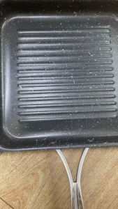 Chảo vuông cạn chống dính 3 lớp inox 304 liền khối cao cấp cookever 24cm Bền Đẹp