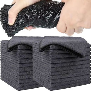 Extra Size Car Wash Towel / Microfiber Double-Sided Ultra Absorbent Cleaning Cloth for Auto / Quick-drying Towel Washing Accessories