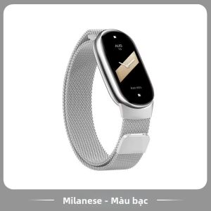 Uhada | Dây Đeo Mỏng Bóng Kim Loại Tương Thích Xiaomi Band