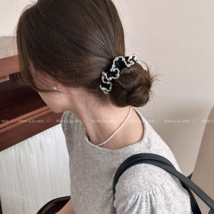 Dây Buộc Tóc Đeo Đầu Bằng Vải Pha Lê Cao Cấp Đàn Hồi Cao Bền Bỉ Dành Cho Nữ Phụ Kiện Tóc Thời Trang Mới 2025 Dây Buộc Tóc Bằng Vải