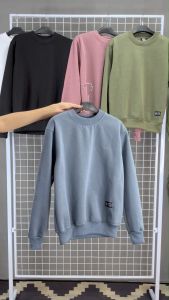 Dezirose Basic Sweater Crewneck Polos Distro Fleece Tebal Premium Size M - XXL ( Pria & Wanita )