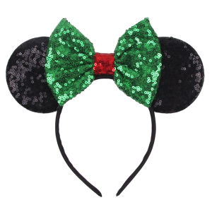 1pc Shiny Castle Mouse Ears Headband Boys Girls Festival Party Cosplay Hairband Women DIY Hair Accessories Cartoon Gift