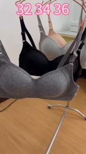 ชุดชั้นในเด็กวัยรุ่นไร้โครงสามตะขอปรับได้สามระดับ ผ้าร่องฟองน้ำบางเก็บทรงสวย