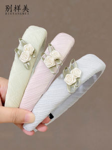 2025 ใหม่คล้องผมสไตล์ย้อนยุคสำหรับผู้หญิง ทรงสูง คล้องผมด้านบน ทำให้ใบหน้าดูเล็ก หมึกขัด คล้องผมด้านบน