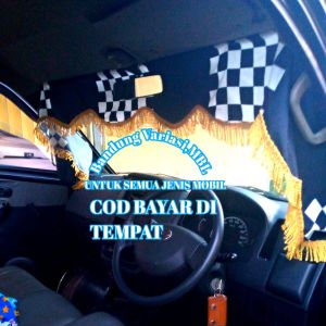 List poni rumbai kaca depan Truk Hino Fuso / Lis kaca depan mobil