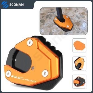 KTM RC Series Chân Đế Xe Máy Mở Rộng CNC Nhôm Bên Chân Đế Máy Phóng Miếng Lót Đen/Cam Cho RC125 RC200 RC250 RC390