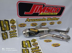 Knalpot Norifumi Roket 4 Stenlis KLX DTracker 150 CRF150 WR 155 Viar Cross 150 Norifumi Competisi NF Stenlis Titanium.