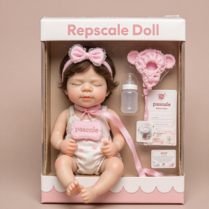 Aizwa1 Silicone Pascale Reborn Girl Series Can Open Mouth 13 Inch Bebe Silicone Reborn Doll For Children Birthday Gifts