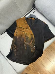 Zheng Renxing Short Sleeve Silk Shirt Elegant Ancient Charm Perfume Cloud Silk Mulberry Silk Womens Business Casual Shirt