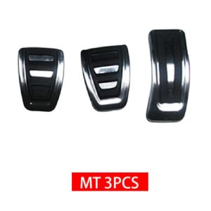For Audi Q3 Mk1/8U 2012 2013 2014 2015 2016 2017 2018 LHD AT/MT Car Brake Pedal Anti-Skid Pedal Accelerator Brake Footrest Pedal