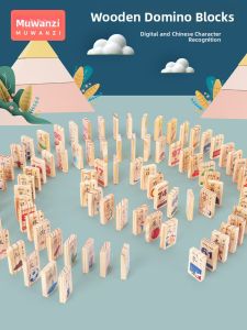 MWZ | Educational Wooden Number and Chinese Character Learning Blocks