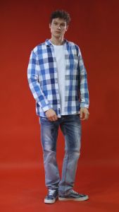 Kemeja Katun Lengan Panjang KLL500