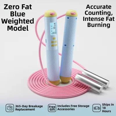 INRT | Calorie Burning Smart Counting Weighted Steel Jump Rope