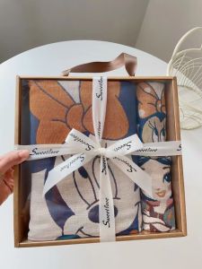 Disney Cotton Bath Towel Quick Dry Absorbent Festival Childrens Cartoon Gift Home Textile Bath Towel Towel Bath Robe Set