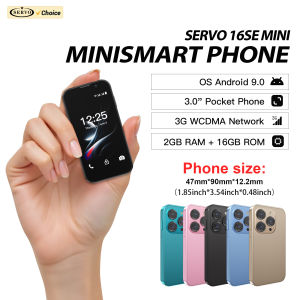 SERVO | SERVO 3G WCDMA Mini Cute Smartphone Android System RAM 2GB ROM 16GB Play Store Face Unlock 3.0" Display 2 SIM Small Smart Phones