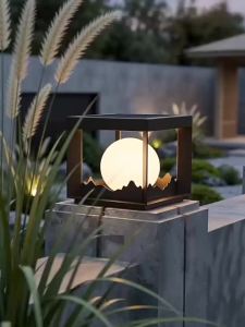 QIANQIU | Solar Waterproof Outdoor Garden Pillar Light
