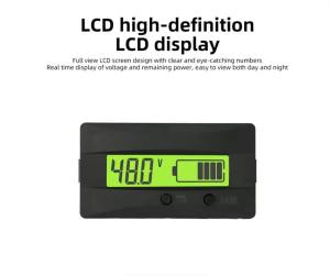 Đồng Hồ Đo Dung Lượng Pin Đồng Hồ Đo Điện Áp 9V-120V Axit Lithium LiFePO4 Màn Hình Hiển Thị Kỹ Thuật Số-analog Để Kiểm Tra Tình Trạng Pin