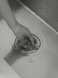 BOSSLU Saringan wastafel Cuci piring / Keranjang Wastafel Penyaring Kotoran Sisa Makanan Bentuk Kaktus