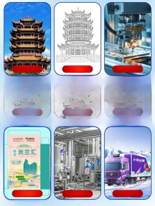 ถ้วยน้ำแข็งแบบซิลิโคนเกรดอาหาร Hubei Yellow Crane Tower Snow Cream เครื่องประดับวัฒนธรรมท่องเที่ยวสำหรับเด็กที่โด่งดัง