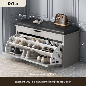 OYIla | Seated Shoe Rack Entryway