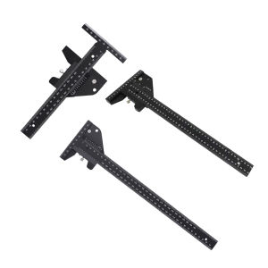 【New Arrival】Multi Depth Gauge Aluminum Alloy Scribing Mark Line Ruler Precision T-Square Scribing Measuring Tools Back Magnet Removable Limit Gauge Measuring Tool