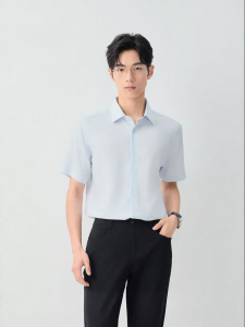 Business Wear Versatile Stylish Blue Shirt