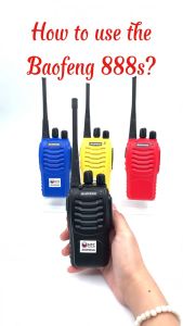 Baofeng 888S 5W 16Ch 400-470MHz Interphone Two-Way Radio Walkie Talkie BF888S (Black/Blue/Yellow/Red) Set of 2