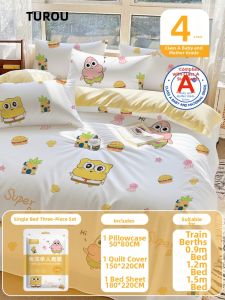 TUROU | Disposable Thick Bedding 4-Piece Set for Maternity and Travel