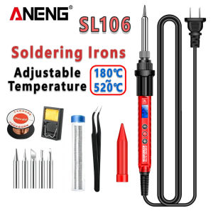 ANENG | ANENG SL106 Electric Soldering Iron 110V/220V Adjustable Temperature Welding Solder US/EU Plug Professional Welding Tool