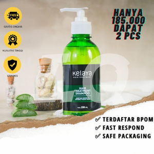 (BISA COD 100% FREE ONGKIR) Kelaya Hair Treatment Shampoo Shampo Sampo Kalaya Anti Rontok Penumbuh Rambut Ampuh Untuk Kebotakan Murah BPOM Terjamin
