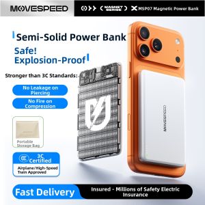MOVESPEED | 5000mah / 10000mah Ultra-thin Magnetic Power Bank