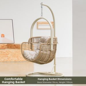 MEIQI | Leisure Trendy Nesting Rattan Swing Chair