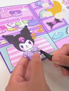 DiY Quiet Book Kit 1 - ของเล่นกระดาษทำมือ ชุด 1 กล่อง