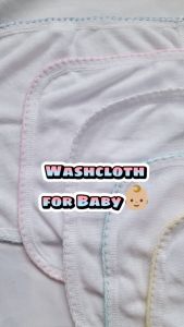 Washcloth Cotton Face Towel for Newborn Infant Baby | Gabriella Infants Collection
