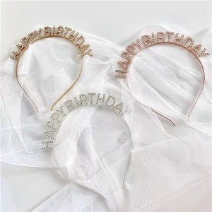 Cài sinh nhật cho bé Cài tóc happy birthday đính đá đẹp lung linh