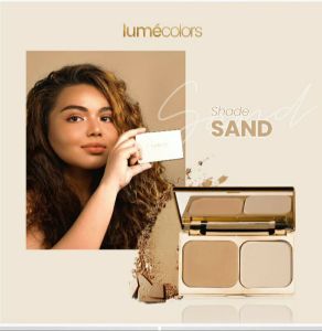 Lumecolors Compact Powder Two Way Cake Pore Blurring Effect with Oil Control  Kualitas Terbaik