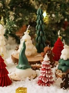 (SG Seller) Christmas Tree Aromatherapy Candle Christmas Gifts Craft Supplies Home Decoration