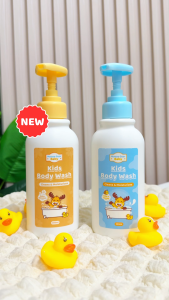 Moose Gear Baby Kids Body Wash 300ml 2PACKS (Baby Blossom Scent) Gentle Formula & Moisturizing
